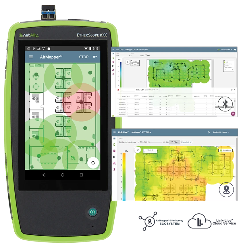 NetAlly AirMappper Wifi Heatmap Tool