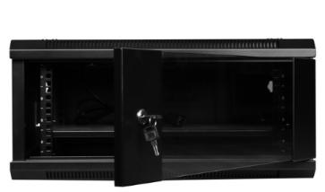 ULTRA-NET 4U 600*450MM WALL CABINET WITH 1XFAN 1XSHELF AND GLASS DOOR